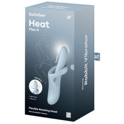 Satisfyer Vibro Rabbit Heat Flex 4 Bleu